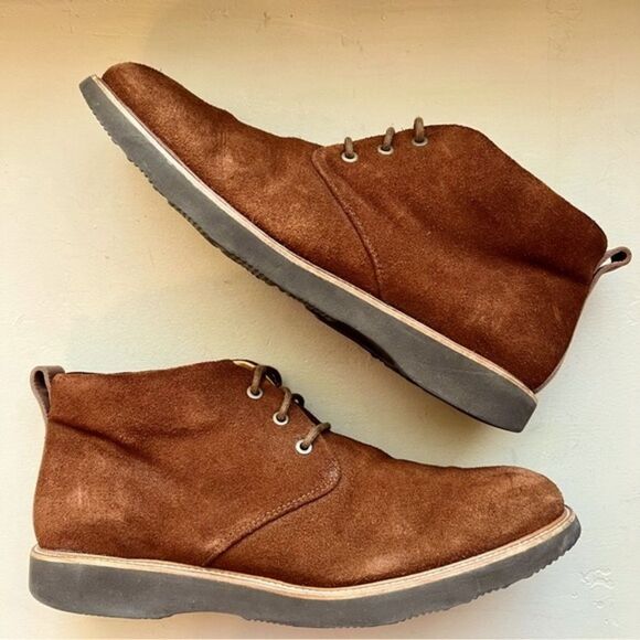 Samuel Hubbard Mahogany Brown Suede Re-Boot Chukka Lace Up Boots Men’s Size 13 - Picture 15 of 15